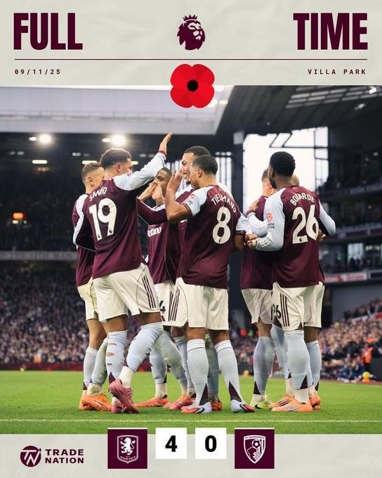 赛地聚焦：英超今夜热度飙升，阿斯顿维拉外线爆发，更衣室稳定，赛季目标并未改变